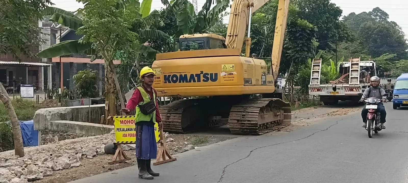 DPUPR Pastikan Rekonstruksi Jalan  Cipayung-Pitara Rampung Oktober 