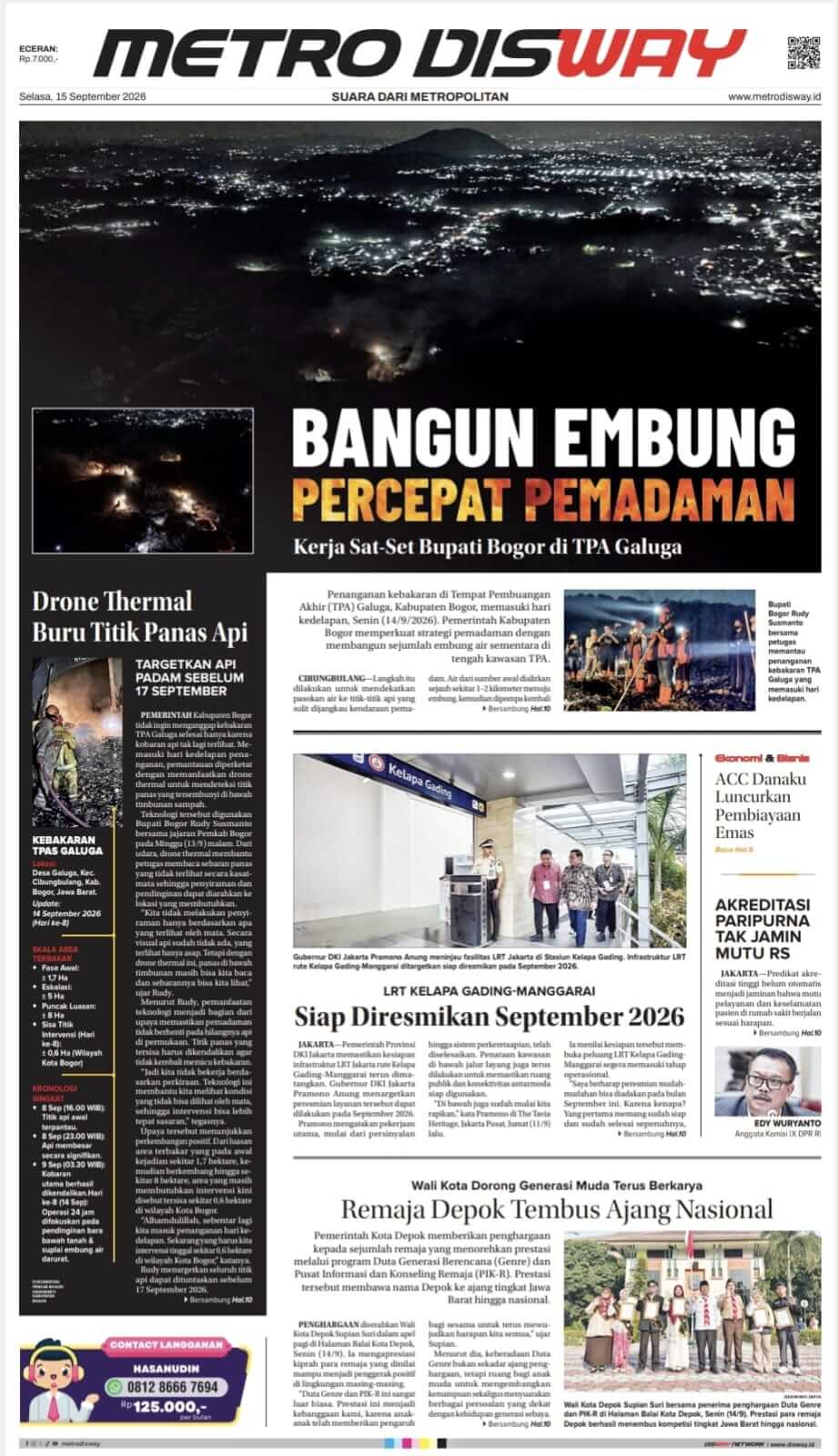 Edisi 15 September 2026 