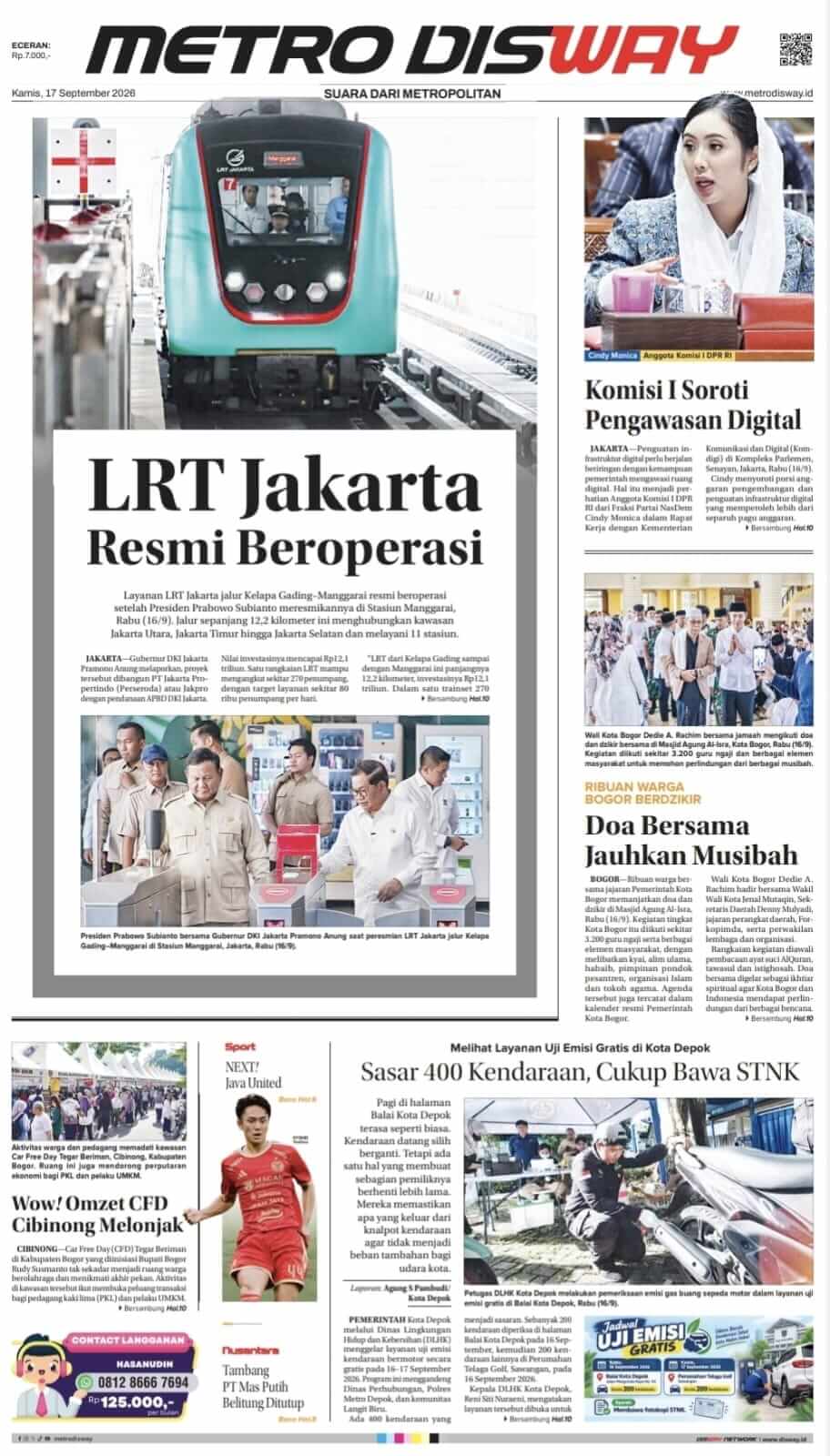 Edisi 17 September 2026 