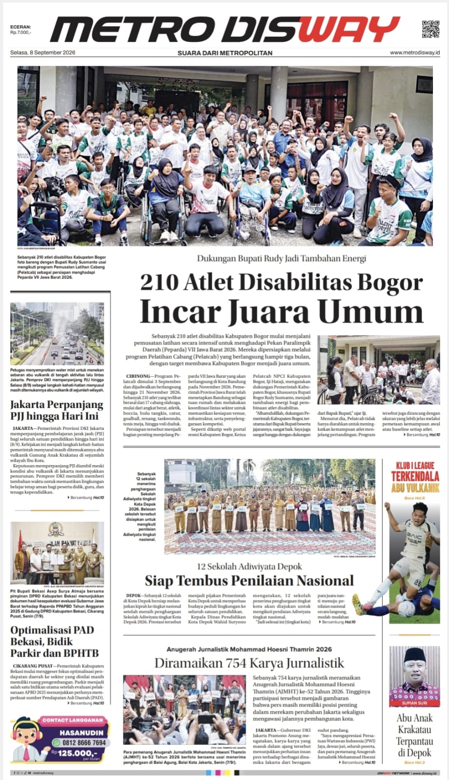 Edisi 8 September 2026