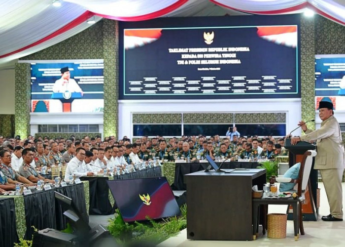 Presiden Prabowo Kumpulkan 800 Pati TNI-Polri, Bahas Tantangan Bangsa