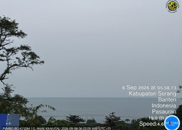 Gunung Anak Krakatau Masih Siaga, Pemantauan Visual Terus Dilakukan