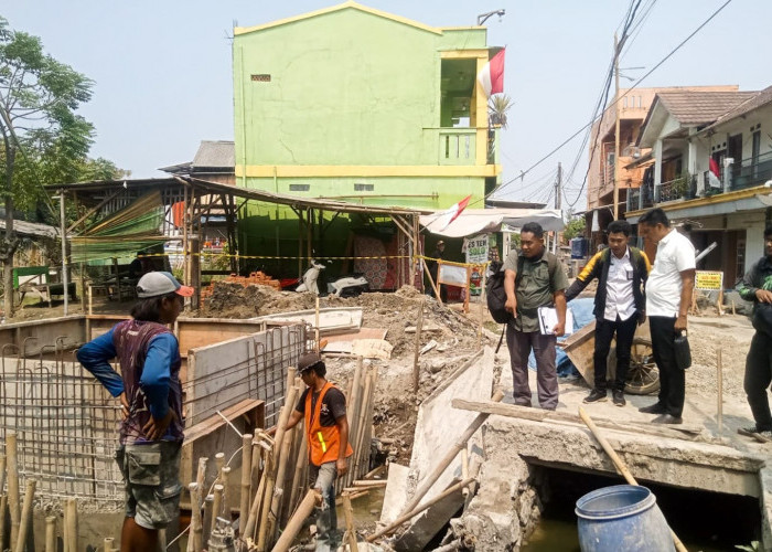 DBMSDA Kabupaten Tangerang Tinjau Stasiun Pengendali Banjir Kosambi Barat