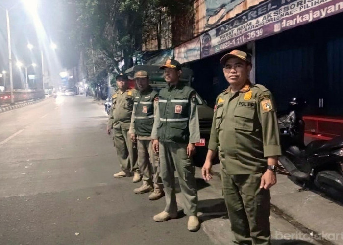 250 Satpol PP Jaga Jalan Raya Bogor